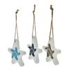 Fish Skewer Starfish Skewer Wooden Pendant Marine Series Decoration Mediterranean Style Small Fish Pendant