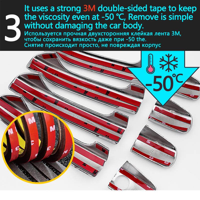 Роскошный хромированный чехол для дверной ручки для Mercedes-Benz W124 1984 ~ 1996 годов, внешняя защитная пленка автомобиля, аксессуар, наклейка для укладки