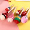 Wooden Sand Hammer Orff Percussion Instrument Children Kindergarten Baby Music Musical Instrument Toys Early Education Teaching Aids Sand Ball