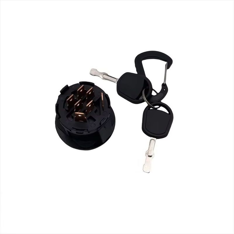 7 Pins Lawn Mower Starter Ignition Switch with Keys 532163968 163968 175442 925-1741 725-1741 For John Deere L120 L130 G110 Ly18