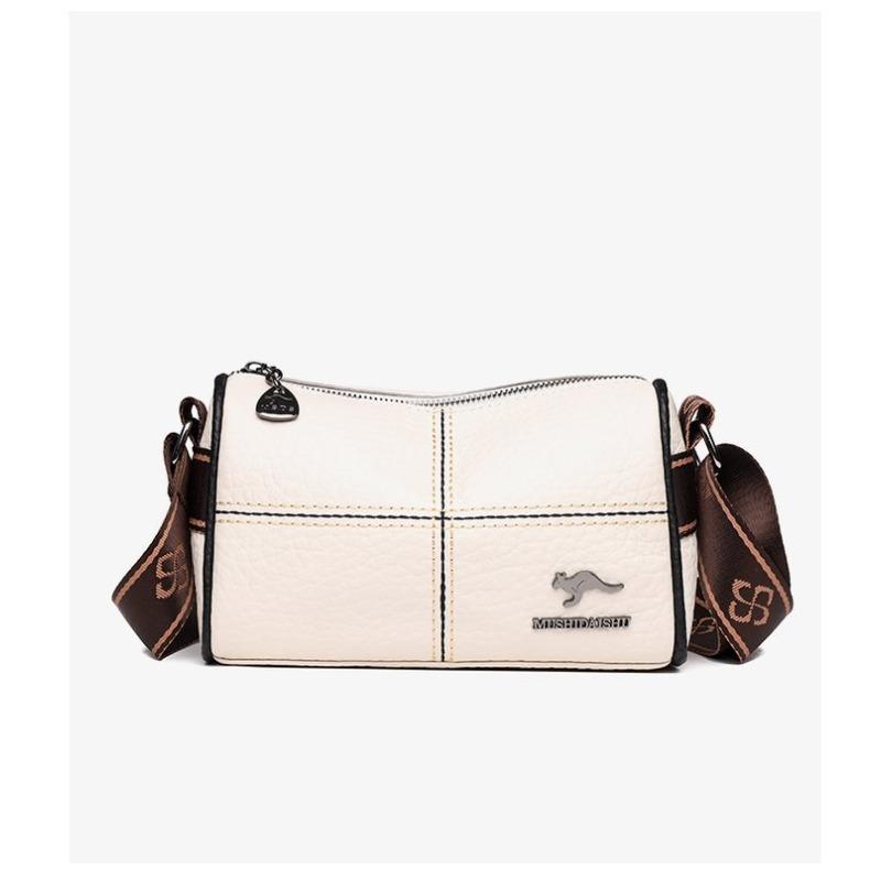 Женская сумка, широкий плечевой ремень, сумка через плечо, маленькая квадратная сумка, сумка на одно плечо, мягкая кожаная сумка-подушка