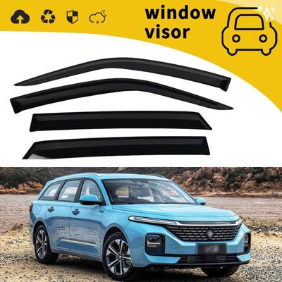 Совместим с 2021 Baojun Valli: Козырек от дождя и дефлектор для автомобильного окна, аксессуар-бровь