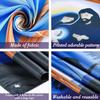 1pc Merry Christmas, Nativity Scene Polyester Background Fabric - Blue background Christmas Party Decoration and photography