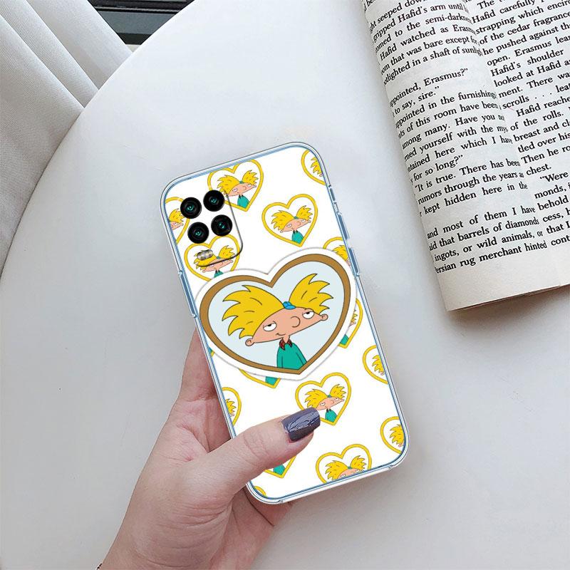 S-Special Hey A-Arnold Transparent Phone Case for Motorola Moto E22I E22S E22 E32 E40 E7 E7I G Plus Power Play Stylus G22 G14