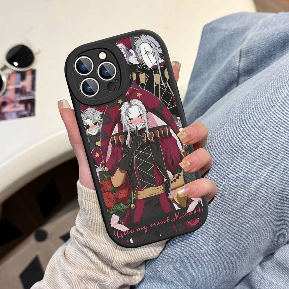 Чехол для телефона 'Цирк Уродцев Пьеро' для iPhone 11 12 13 14 15 16 Pro Max Mini Plus Мягкий кожаный чехол