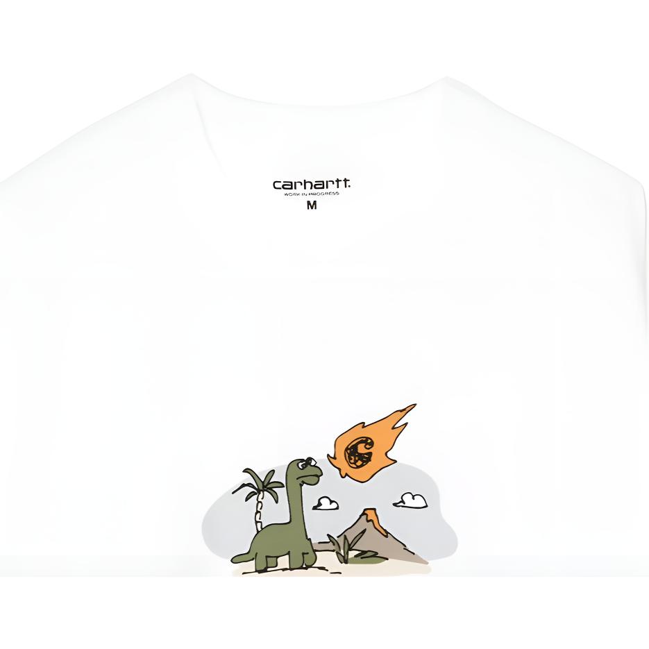Carhartt WIP SS26 Весна/Лето Impact Футболка Классическая Спереди Графический Принт Повседневная Свободная Футболка Унисекс Футболка I036265-02-XX