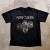 ФУТБОЛКА KRAFTWERK Винтажная Группа Мужская Уличная Хип-хоп Рок С коротким рукавом Женская С круглым вырезом Топ
