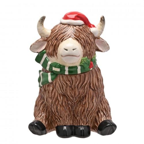 Ceramic Cookie Jar - Highland Cow