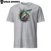 Colorful Northern Pike Fish Trout Short-Sleeve T-Shirt | Splash of Color Tee