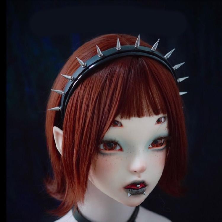 Модная панк-PU повязка на голову с заклепками для вечеринок, ночных клубов