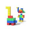 Plastic Puzzle Magnetic Cube STEM Toy Building Blocks Cube Building Toys Magnetic  Kids Toy