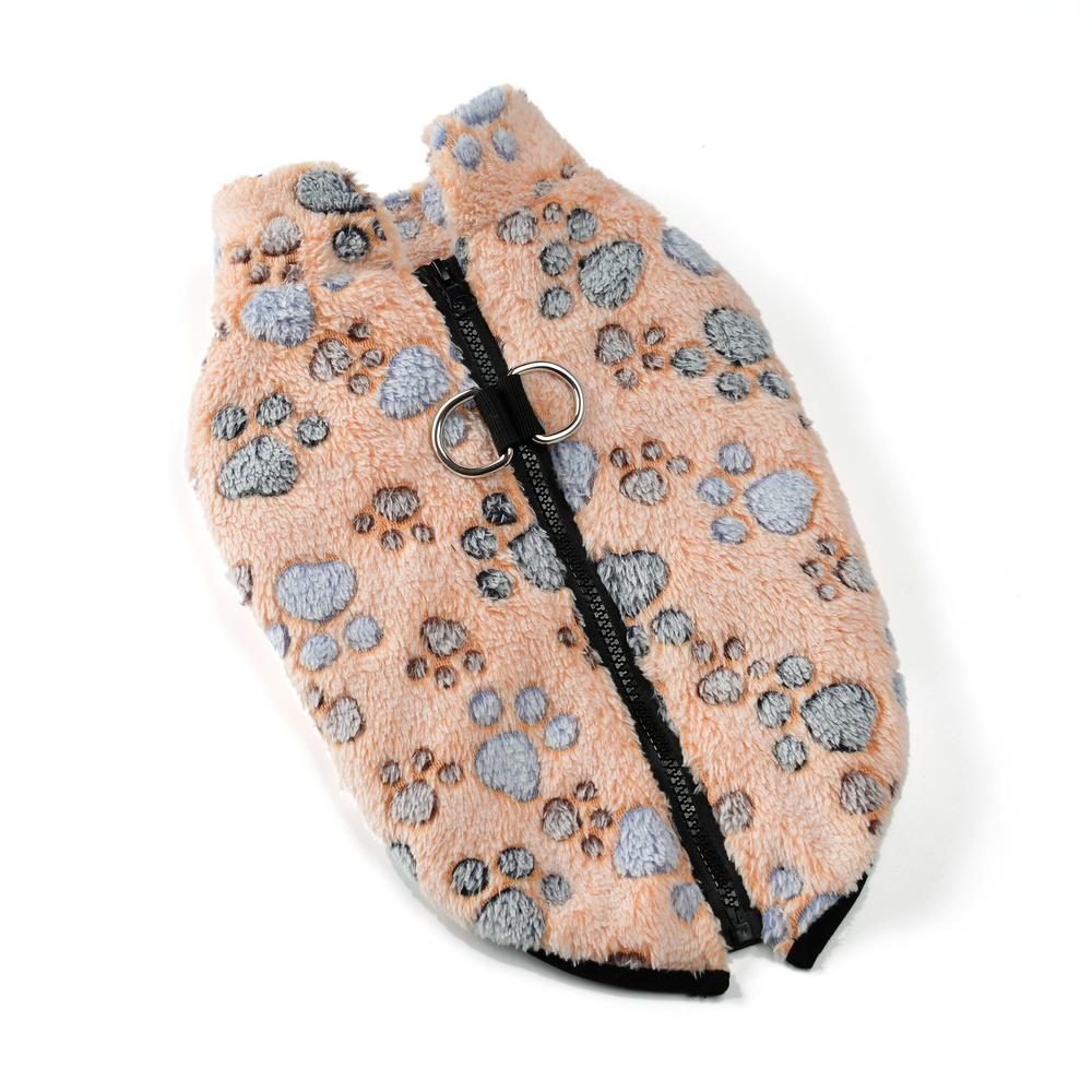 Толстовка с капюшоном для собак с милым принтом, жилет, зимняя теплая одежда для домашних животных, толстовка для французского бульдога, куртка для щенков, собак, кошек, одежда для домашних животных