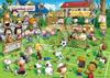 Пазл Epoch PEANUTS Снупи Футбол x 53 Включает и point Co., Ltd. 500-шт. (38 см) 06-097s клей, шпатель, ваучер.