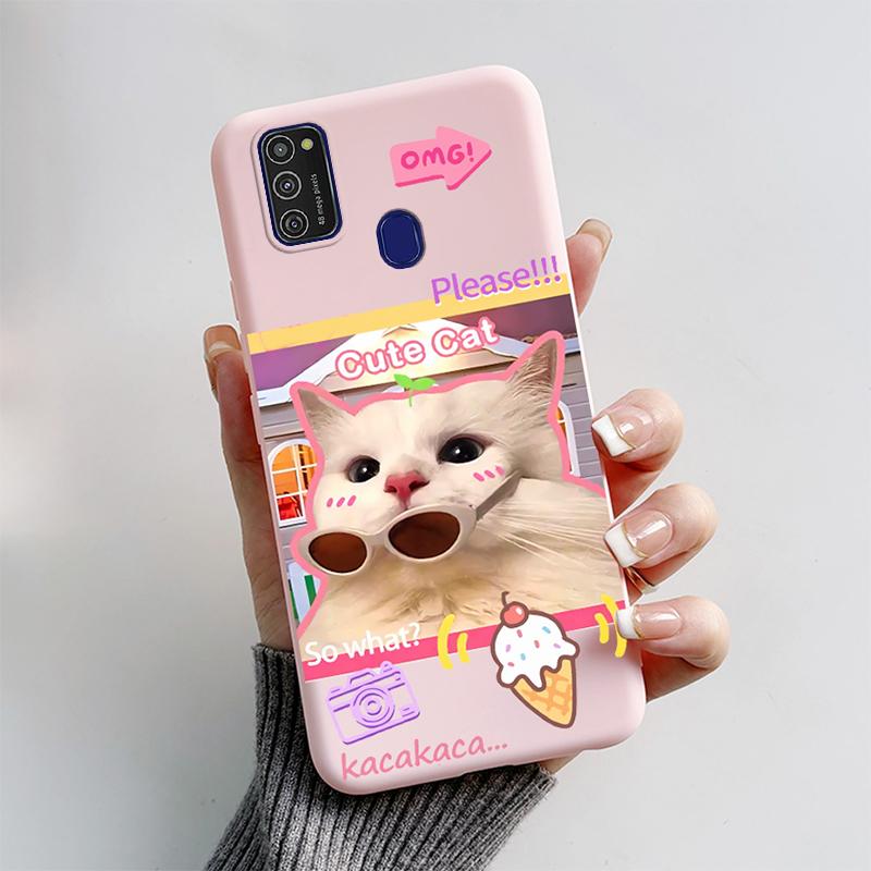 Для Samsung Galaxy M21 M30S M31 M31s Чехол Мягкий Силиконовый Задняя Крышка Телефона Для Samsung M31 M31S M30s M21 M 30 s Чехол Мультяшный Funda