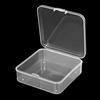 Mini Box Square Clear Earrings Rings Beads Jewelry Storage Case Container Box