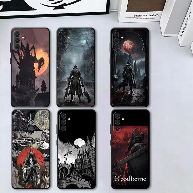 B-Bloodborne Game Soft Phone Case for Samsung A17 A37 A57 A16 A26 A36 A56 A15 A25 A35 A55 A14 A24 A34 A54 A13 A23 A33 A53 A52 A1