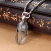 JMXD-Spartan Necklace Men's Pendant Pendant Warrior Helmet Fighter Trend Old Mask Battle Helmet