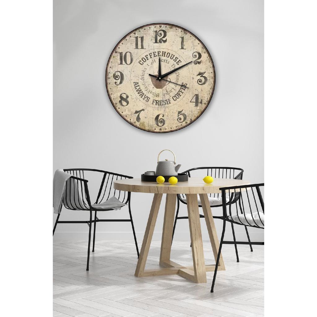 Retro Design Wall Clock 45x45cm