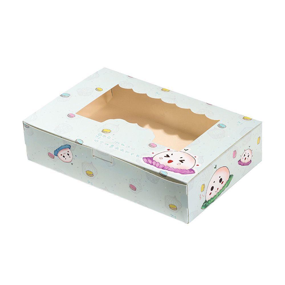 Transparent Window Mooncake Packing Baking Packing Box Gift Package Boxes Christmas Pastry Cases