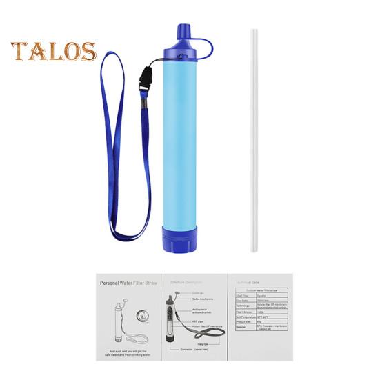 Personal Water Filter Straw Portable Water Purifying Device Outdoor Survival Camping Hiking Backpacking Emergency Water Filtration System