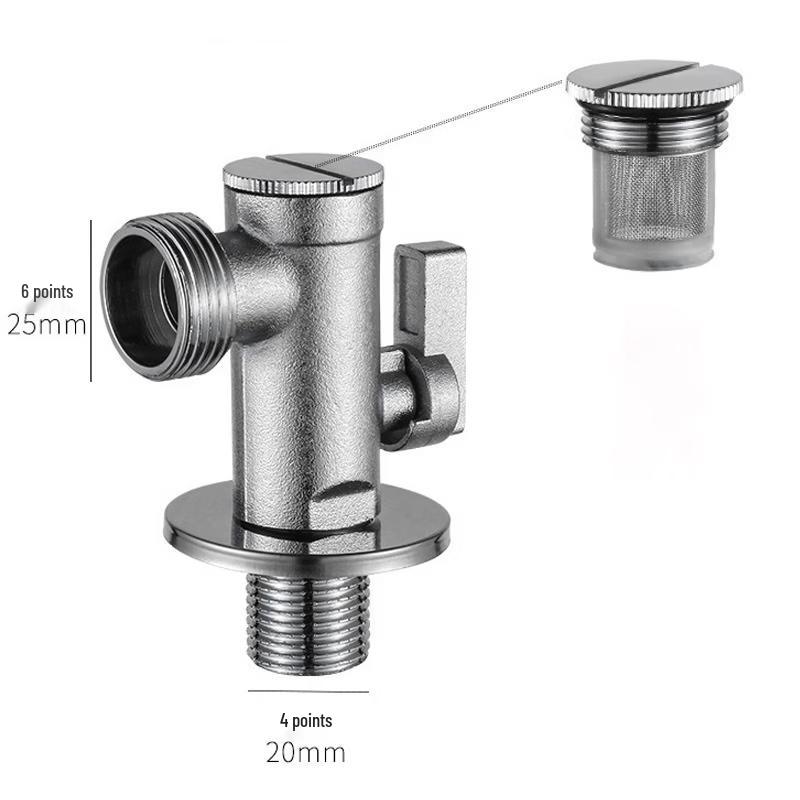 Youshu Smart Toilet Copper Angle Valve with Filter