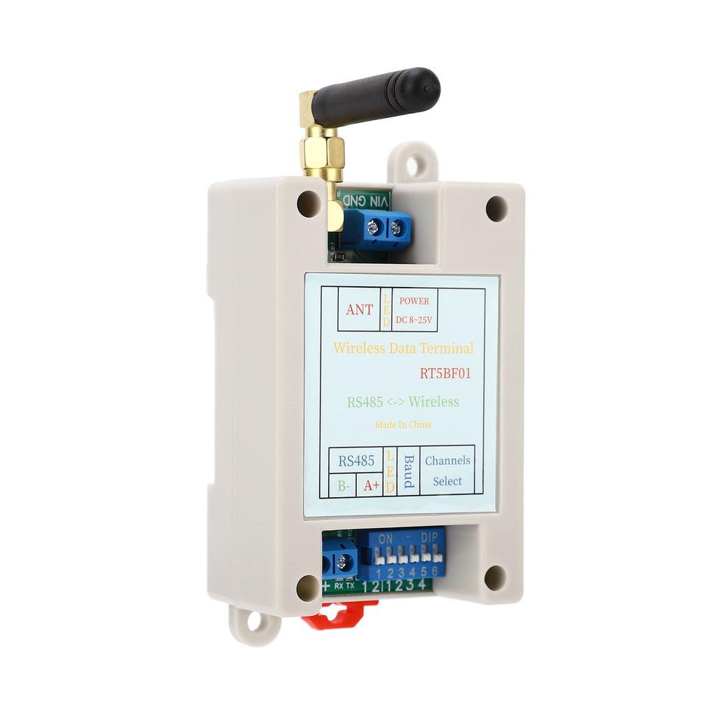 Модуль беспроводного приемопередатчика 433M DC8‑25V VHF UHF Radio RF UART RS485 для RTU Smart Home