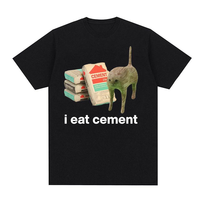 2026 Summer I Am Contaminated with Funny Cat Meme Short Cartoon Sleeve 100 Cotton Unisex WoUnisex Vintage Unisexs Tshirt Leisure Neck