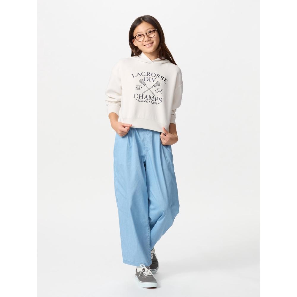 Uniqlo Укороченная парка для девочек из Японии Dry Sweat