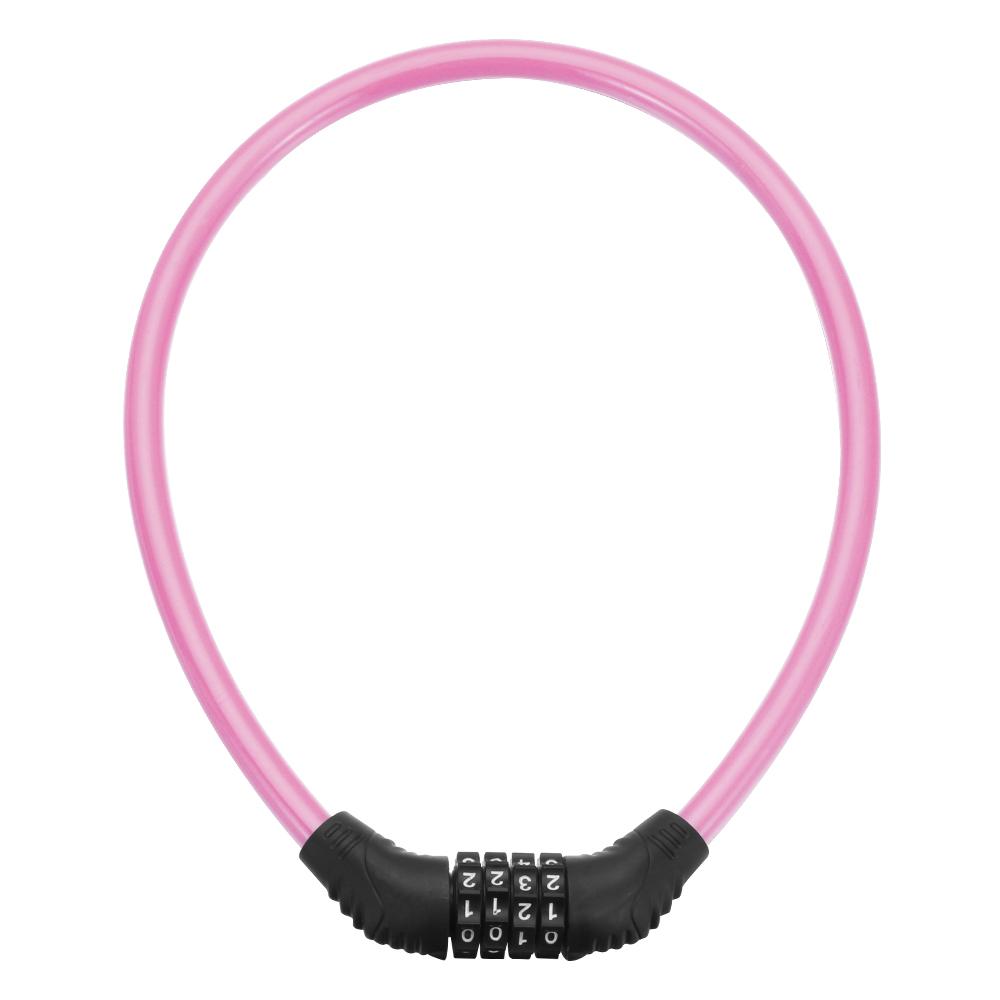 Strong Heavy Duty Resettable Cable Chain 4 Digit Password Combination Number Bike Lock Padlock