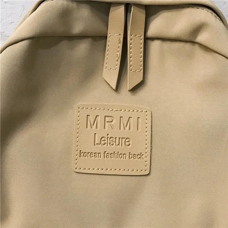 Водонепроницаемый школьный рюкзак, студенческий рюкзак из ткани Оксфорд, рюкзак в консервативном стиле, однотонный универсальный рюкзак