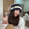 Knitted Winter Hat For Women With Breathable Acrylic Material For Cozy Cold Weather Wear