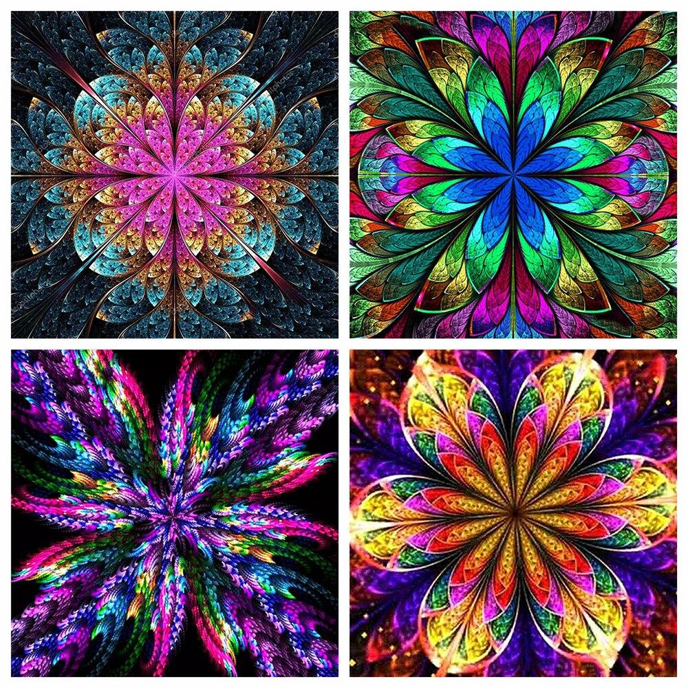 5d алмазная живопись Религиозная Мандала DIY Алмазная вышивка крестиком цветок домашний декор искусство рукоделие