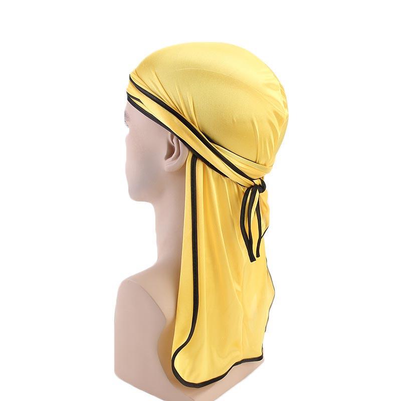 Высококачественная унисекс шелковая дурага бандана шапка с длинным хвостом для максимального комфорта