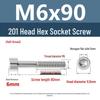 Yigu 201 Stainless Steel Cup Head Hexagon Screws and Bolts - M3, M4, M5, M6