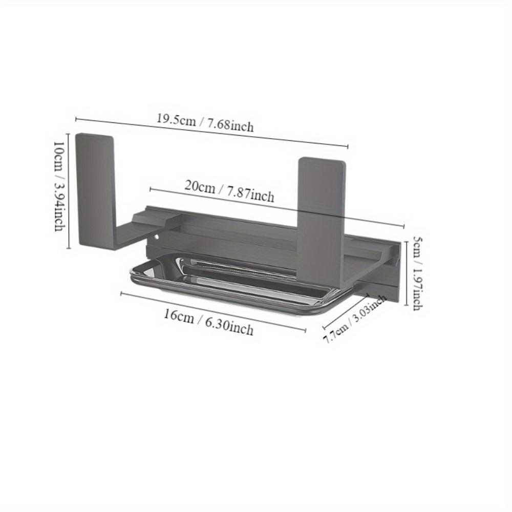 1 шт. Органайзер-подставка для крышек кастрюль, настенный, для крышек кастрюль с поддоном, для дверцы кухонного шкафа, для хранения противней, сковород, подносов