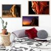 Animal Oil Painting Grassland Lion King Art Canvas Painting Living Room Corridor Office Home Decoration Mural No Frame