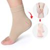 1 Pair Ankle Bone Protection Socks Malleolar Sleeves with Gel Pads for Boots Skates Splints Braces Skating Hockey Roller Ski