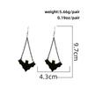 Halloween Earrings Skull Spider Pumpkin Ghost Black Cat Spooky Funny Women Jewelry