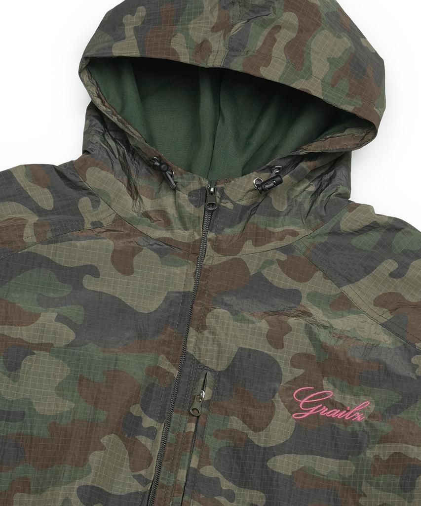 Grailz Pink Logo Camo Wind Breaker [Camo]