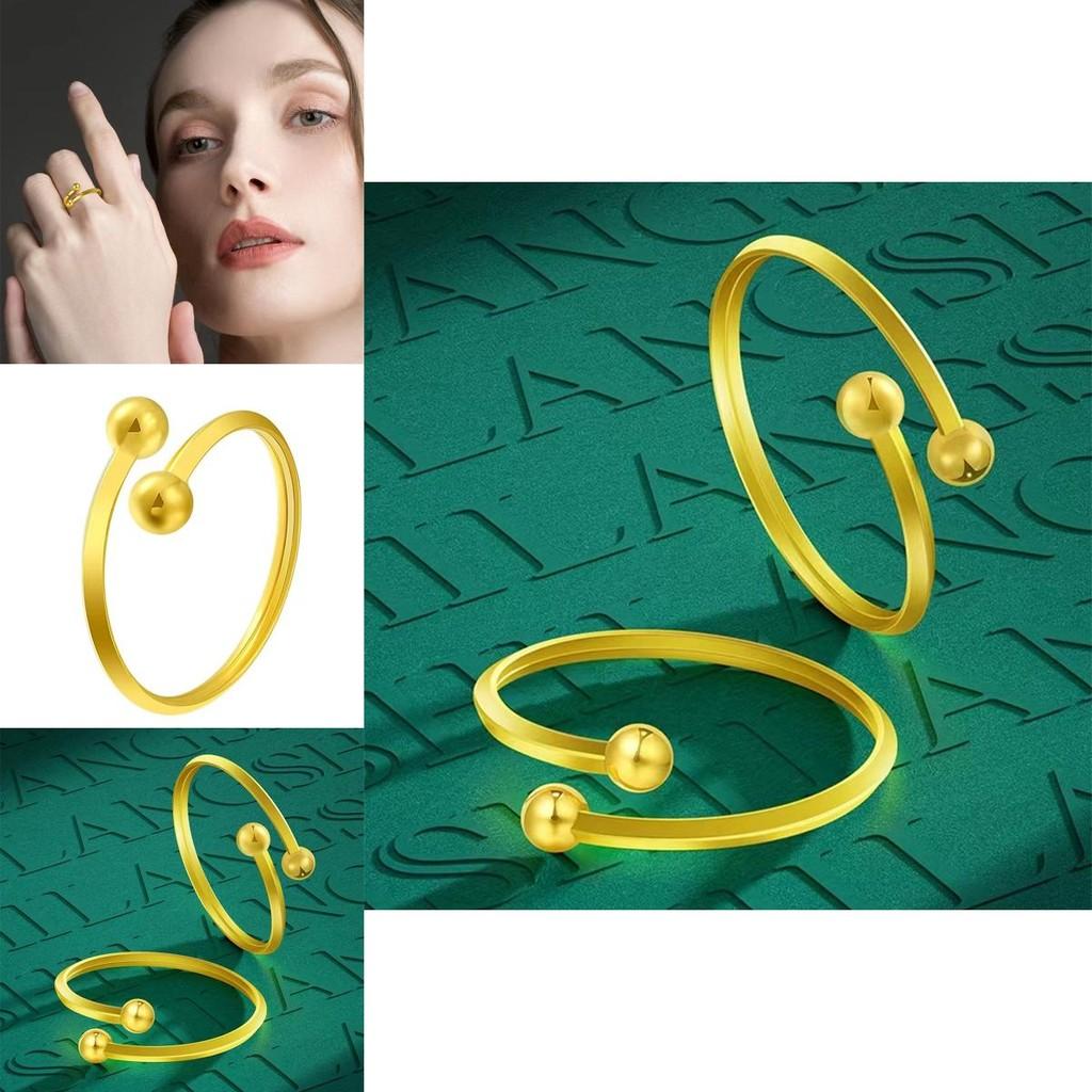 Шикарное винтажное кольцо с регулируемым размером, покрытое медью и золотом, для женщин. Уникальное геометрическое ювелирное изделие.