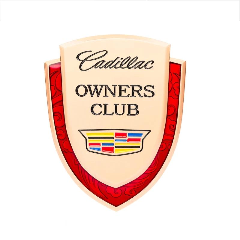 Значок-эмблема щит с логотипом автомобиля для Cadillac Seville XT4 CT4 CT5 ATS SLR STS EXT CTS Escalade Coupe Автомобильные боковые наклейки Аксессуары