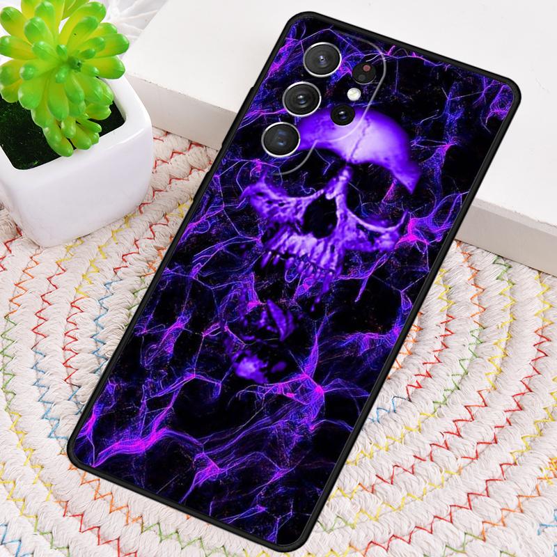 Силиконовый чехол для телефона «Молнии и кости» для Samsung Galaxy note 10 pro S26 S25 S24 S23 S22 S21 Plus S25Ultra Capa Cover