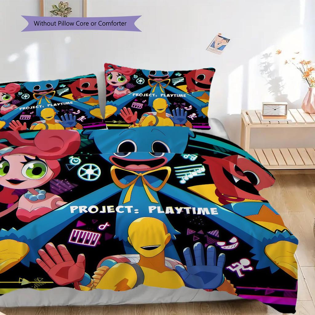 Nightmare Shadows Encounter Threepiece Set 1 Duvet Cover 2 Pillowcase Without Core Soft And Comfortable Christmas Birthday Gift