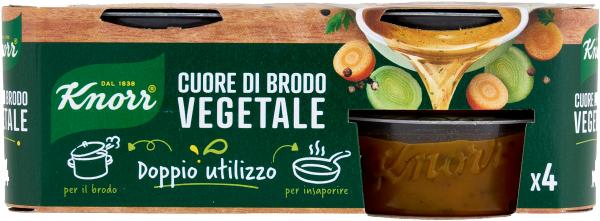Koncentrat bulionu warzywnego cuore di brodo verdure 4x28g - knorr