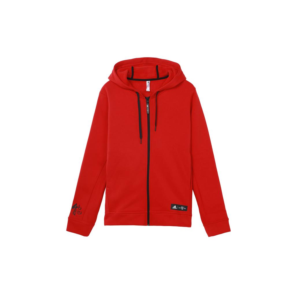 adidas Rose FZ Sports Повседневная баскетбольная куртка с капюшоном Мужская верхняя одежда Светло-малиновый EA3395