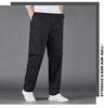 Men's Pure Cotton Cargo Pants - Loose Fit, Straight Leg, Plus Size, Spring/Autumn Style