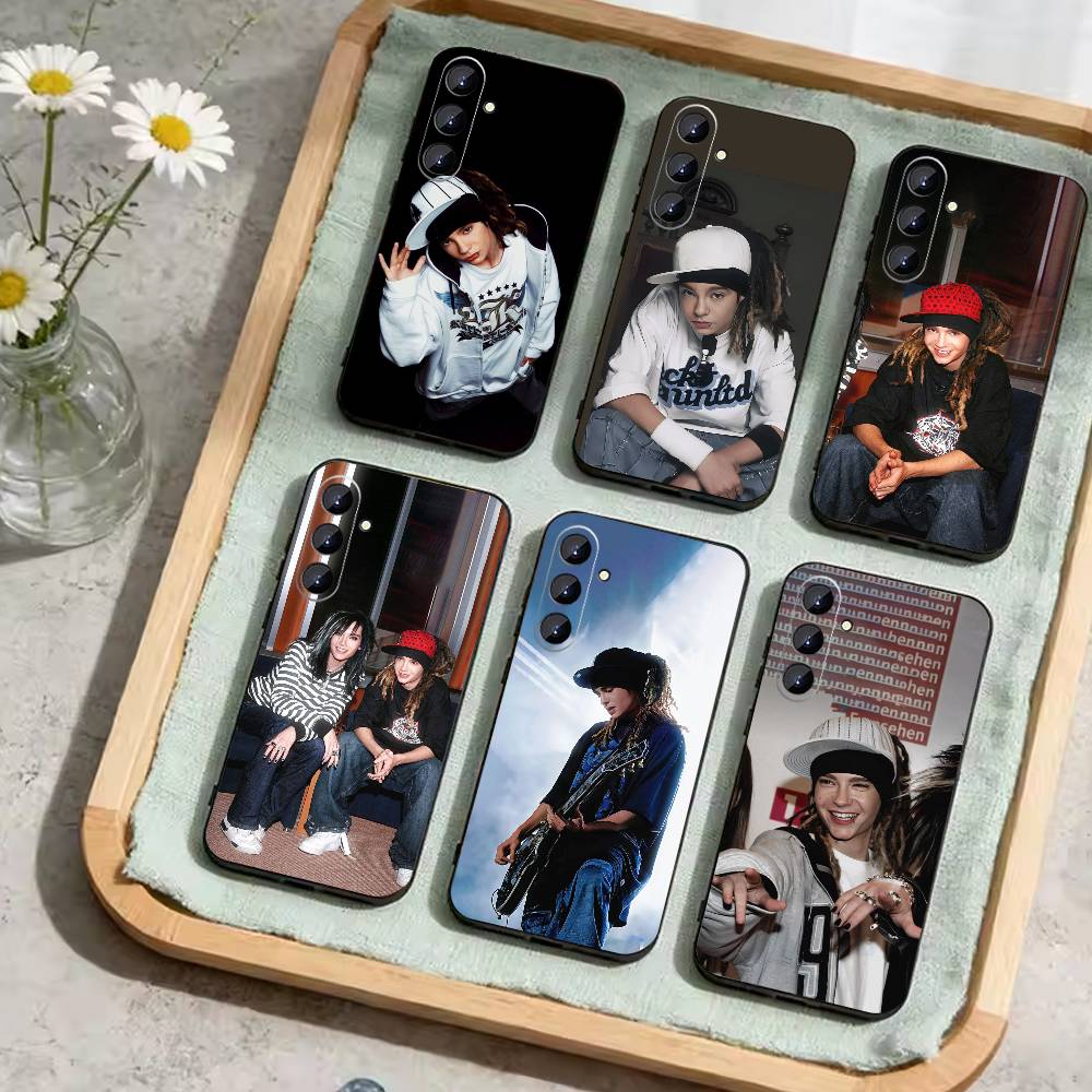 Чехол для телефона Bill Tom Kaulitz Tokio Hotel для Samsung Galaxy A73,21,22,32,71,53,52,51,80,5G Мягкий черный чехол