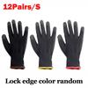 Coating Nylon PU Safety Gloves Non-slip Labor Protection New Labor Gloves