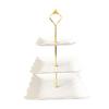 Cake Stand 3 Tier Pastry Cupcake Fruit Plate Dessert Snack Nut Dried Fruit Holder for Home Festival Party Fruit Food