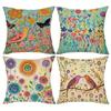 Colorful Floral and Bird-Printed Pillowcases: Add a Touch of Nature's Charm! Sofa Cushion Cover Home Room Decoration